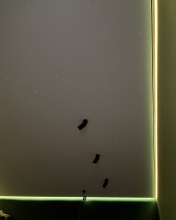 Выполненная работа - Потолок Descor premium с RGB лентой Dumlight